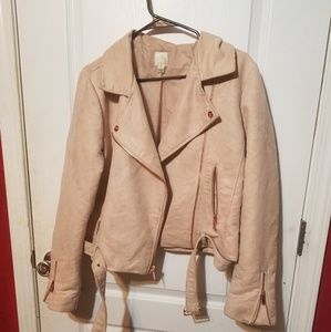 Lauren Conrad  light  pink jacket.